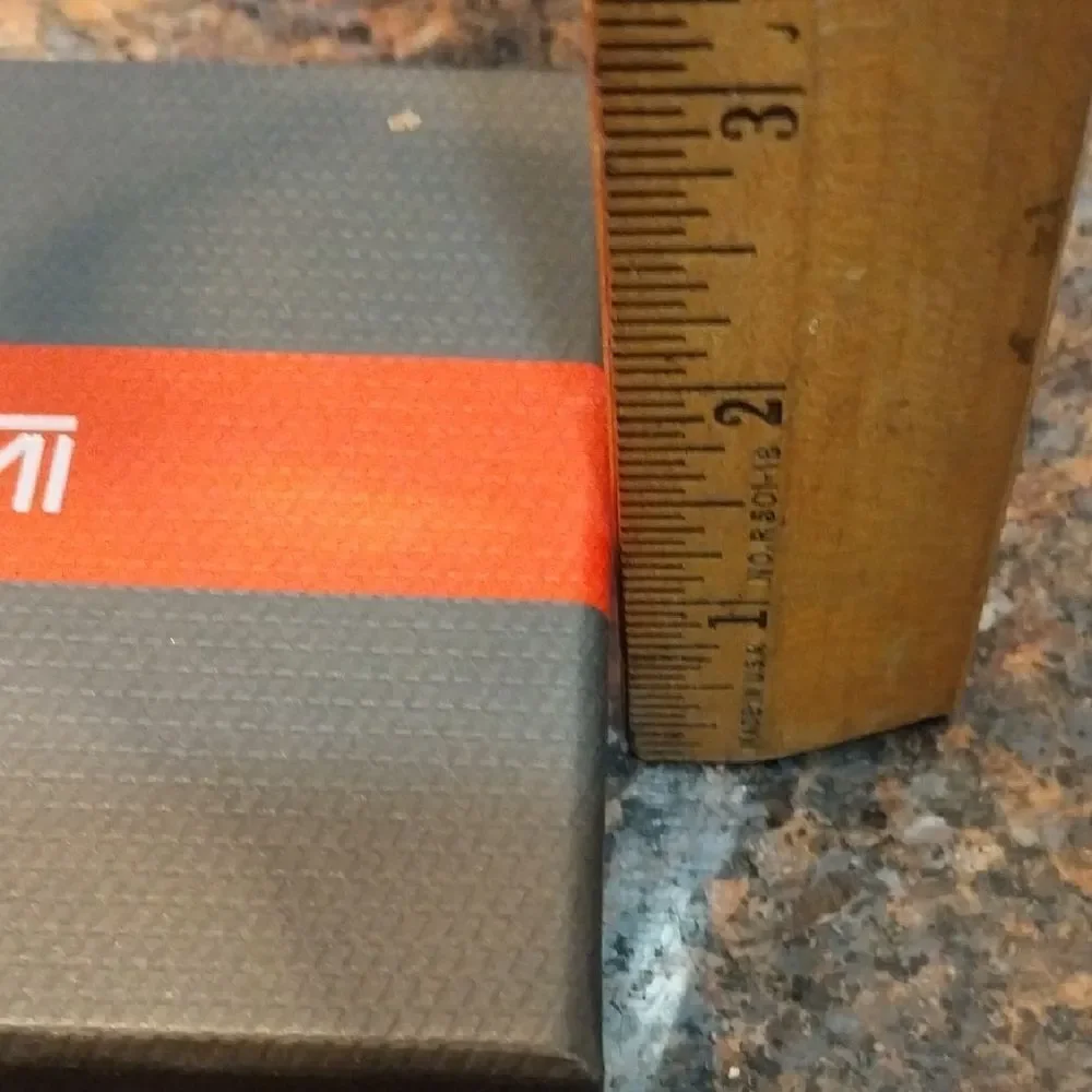 Three Tumi Black and Red Key & Card Holder Boxes...EUC